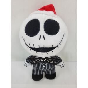 Ruz Jack Skellington 8" Nightmare Before Christmas Stuffed Plush Christmas Hat